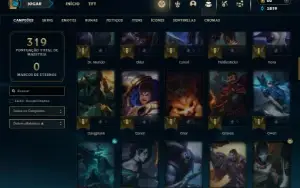 Unranked com 80 Champs e 42 Skins ( TOP / JG )
