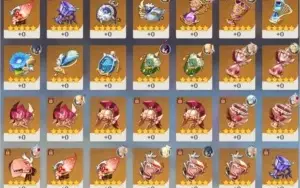 Genshin Impact AR51  Venti, Keqing, Jean, Zhongli