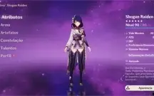 Ayaka C1+Raiden+Lança de jade+itto