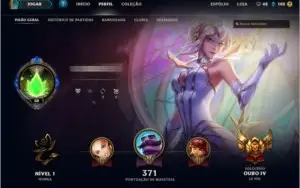 Conta League of Legends Ouro LV 50