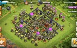 conta cv 10 quase full clash of clans