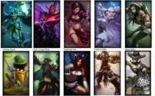 CONTA UNRANKED LV30 / 66 CHAMPS / 17 SKINS