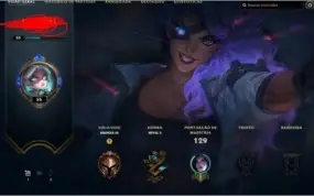 conta de lol e valorant lvl 50 com drops arcane