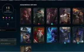 conta de lol e valorant lvl 50 com drops arcane