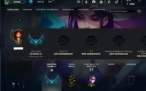 Platina 4 com 30 Champs e 1 Skin + 4 Fragmentos