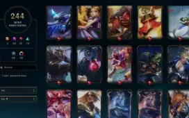 conta lol full acesso, passo para seu email, muitas skins