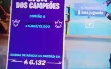 Conta fortnite Liga dos Campeões