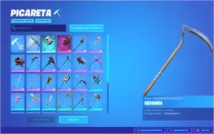 CONTA FORTNITE ANTIGA COM SALVE O MUNDO