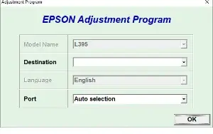 Reset Epson Almofadas com Tinta Cheia - L395