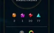 Conta do LoL com 261 Skins e 137 champs