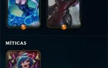 Conta do LoL com 261 Skins e 137 champs