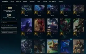 Unranked com 70 Champs e 42 Skins ( MID / TOP / JG )