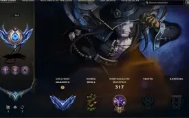 Conta com Pax TF, Riven campeonato Seaseon 2, 1k de skins