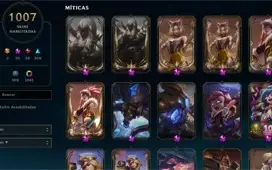 Conta com Pax TF, Riven campeonato Seaseon 2, 1k de skins