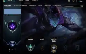 CONTA LOL EX DIAMANTE