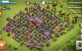 Chash of Clans centro de vila 10 - 2712 gemas