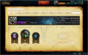Conta lol lvl 15 +4 Campeões + 1700 ip +2 Skins