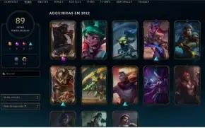Conta lol, 1kkk de maestria com Talon e 4.7k de rp