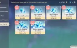 Genshin Furinac6 + Arma Assinatura + 14749 Gema + 27 Destino