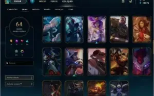 CONTA DIAMANTE 3 COM TODOS OS CAMPEÕES.