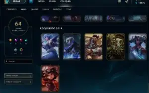 CONTA DIAMANTE 3 COM TODOS OS CAMPEÕES.