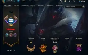 Conta League of Legends com 285 Skins