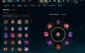 Platina 3 com 25 Champs e 7 Skins + 1 Prestigio da Lissandra