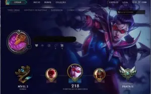 Conta lol prata 1 barato