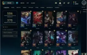 Conta LoL todos os campeões 161 skins