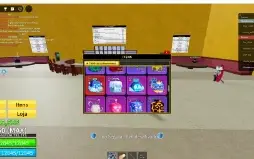 CONTA DE BLOXFRUIT COM CDK, GODHUMAN, FRUTAS MITICAS E DOUGH