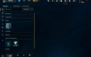 Unranked com 35 Champs e 3 Skins