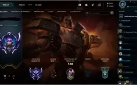 Conta LoL Ex Mestre Atual D4 / Todos os champ 223 Skin