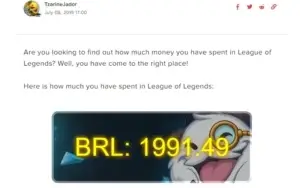 Conta LoL Ex Mestre Atual D4 / Todos os champ 223 Skin