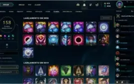 Conta LoL Ex Mestre Atual D4 / Todos os champ 223 Skin