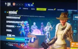 Conta Fortnite +100 Skins compradas + salve o mundo!