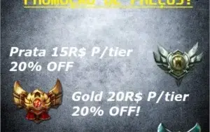 Eloboost Lol - Melhor preço Bronze ao Platina