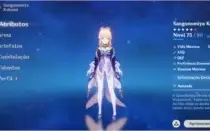 Trio Arconte (Shogun + Venti + Zhongli) + outros 5 estrelas