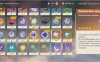 Trio Arconte (Shogun + Venti + Zhongli) + outros 5 estrelas
