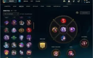 Conta valorant e lol