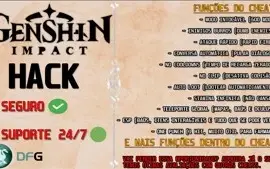 Hack para Genshin Impact VERSÃO 2.6 - Indetectável e SEGURO