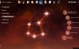 GENSHIN IMPACT - AR58, 18 Personagens T5 e 7 armas T5