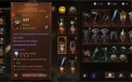 Cruzado Diablo Immortal - Ressonância: 1050 / TC: 6888