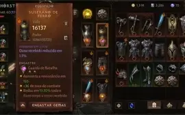 Cruzado Diablo Immortal - Ressonância: 1050 / TC: 6888