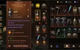 Cruzado Diablo Immortal - Ressonância: 1050 / TC: 6888