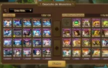 conta summoners war no servidor global com 64 nat5 e 190 6*