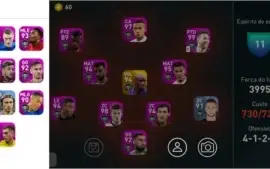 PES 2020 MOBILE QUASE 4K DE FORÇA BARATO PARA SAIR RÁPIDO.