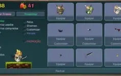 Conta Transformice Nível 54 Shaman Divino Vários Pelos
