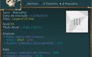 Conta Transformice Nível 54 Shaman Divino Vários Pelos