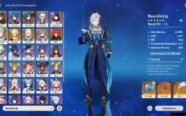 GENSHIN IMPACT - AR53, 11T5⭐Hutao C1 + Bis,Neuvillette + Bis