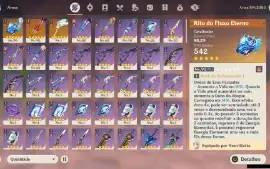 GENSHIN IMPACT - AR53, 11T5⭐Hutao C1 + Bis,Neuvillette + Bis